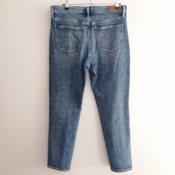 Madewell Roadtripper Slim Boyjeans in Aylesbury Wash Comfort Denim Ankle 29 (8) - Picture 4 of 16